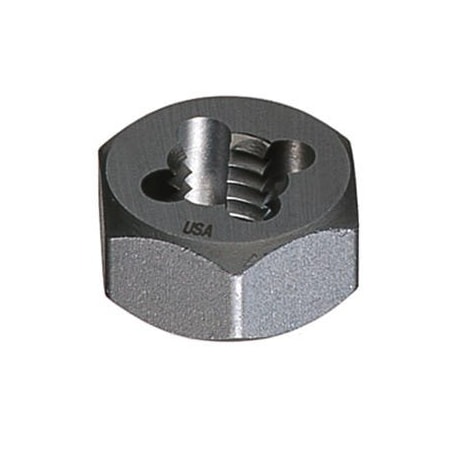 Champion Cutting Tool 7/8in-14 - CS30 Hexagon Rethreading Die, 14 TPI Threads per Inch, Contractor Series, Carbon Steel CHA CS30-7/8-14